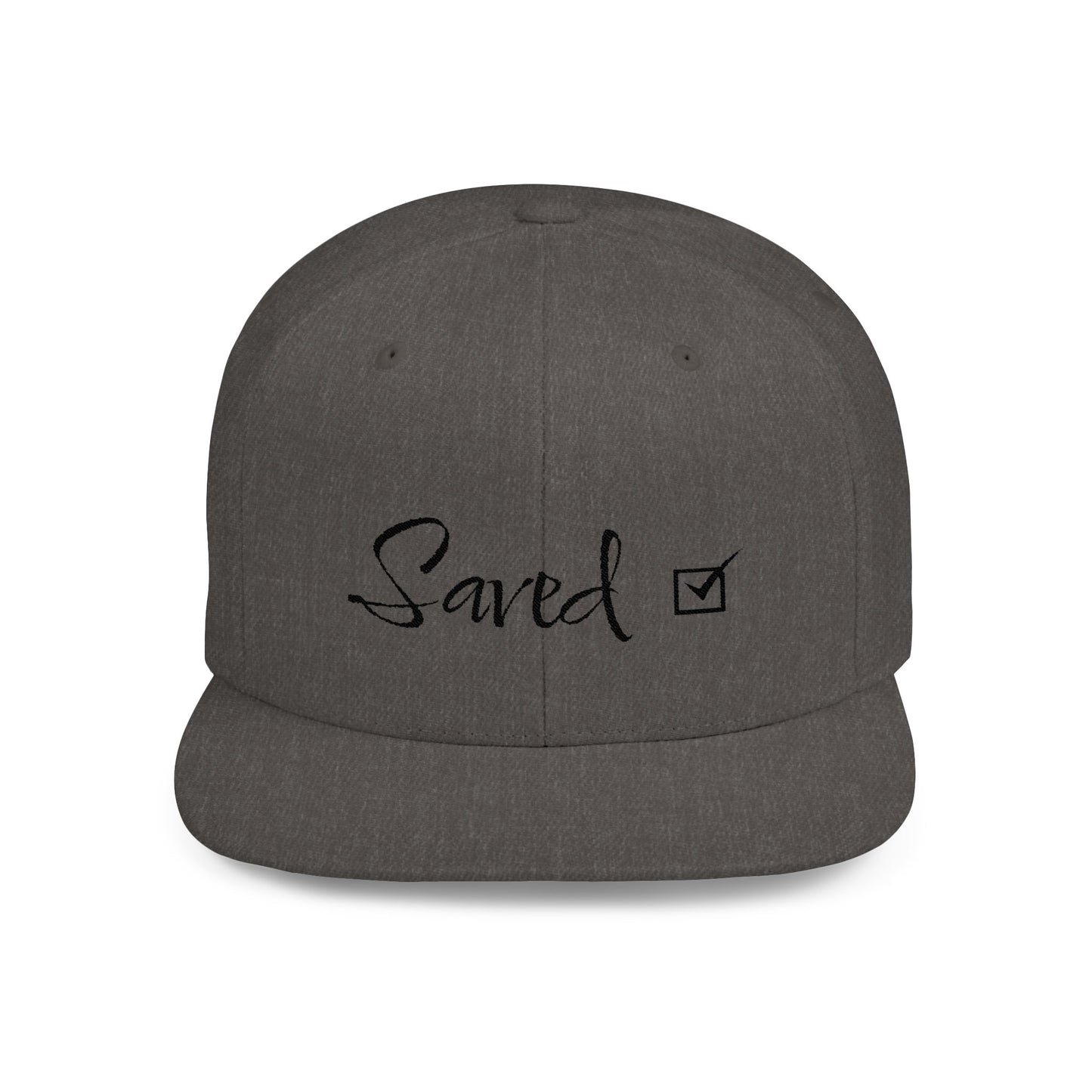Saved - Black - Embroidered - Low Profile Baseball Cap - Easter - Mother's Day - Father's Day - Easter 1