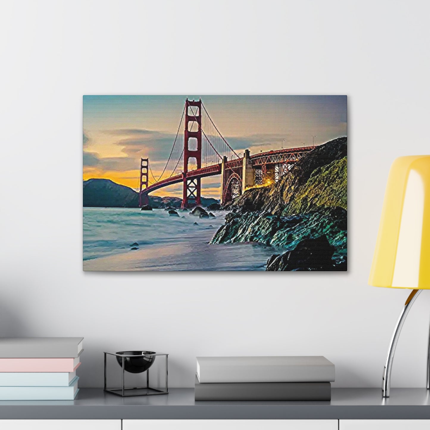 Golden Gate - Canvas Stretched, 0.75"