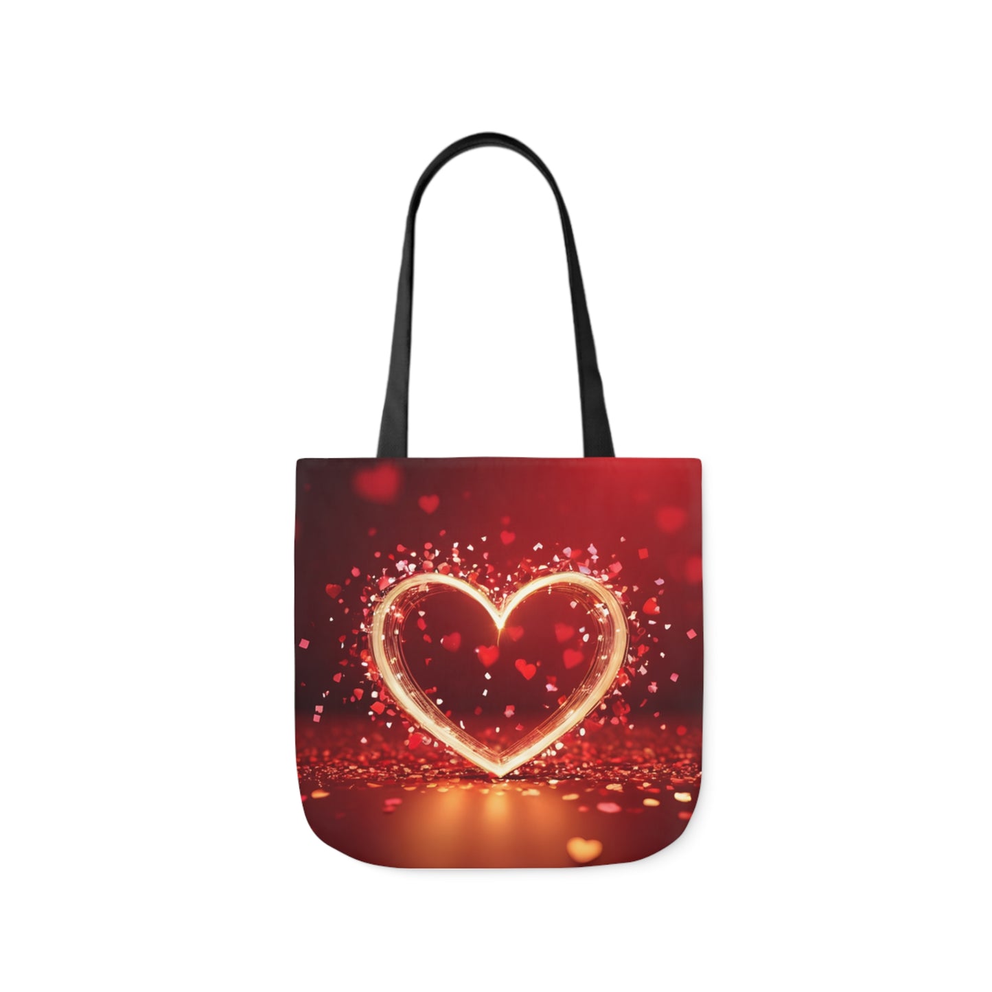 Valentines - Canvas Tote Bag, 5-Color Straps