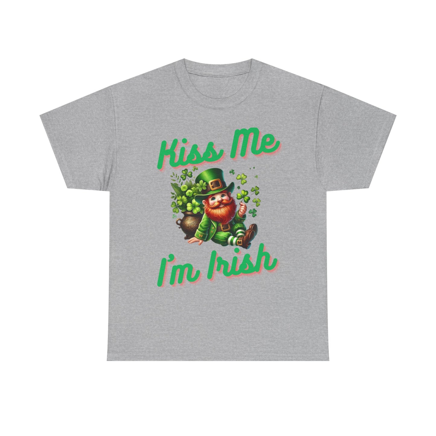 Kiss Me I'm Irish - Unisex Heavy Cotton Tee - St. Patrick's Day - T-Shirts