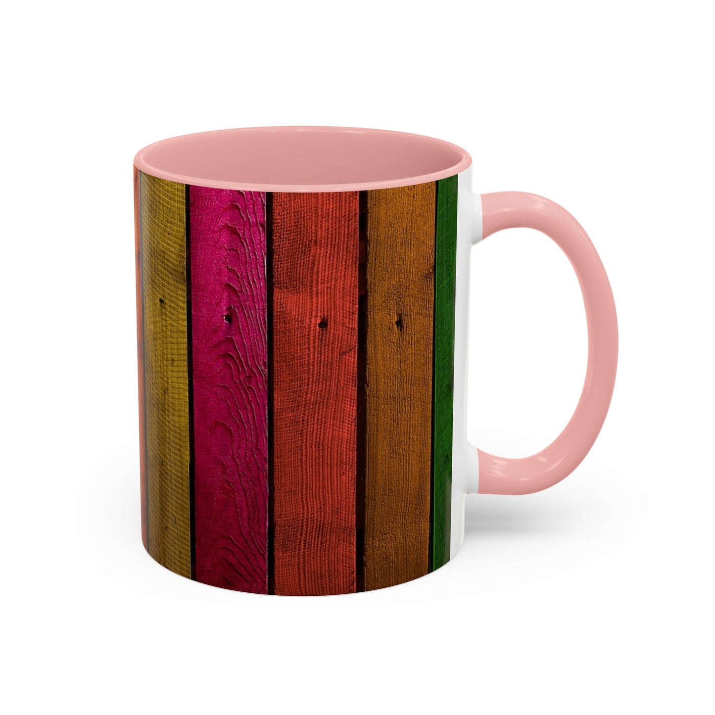 Colored Planks - Accent Coffee Mug (11, 15oz)