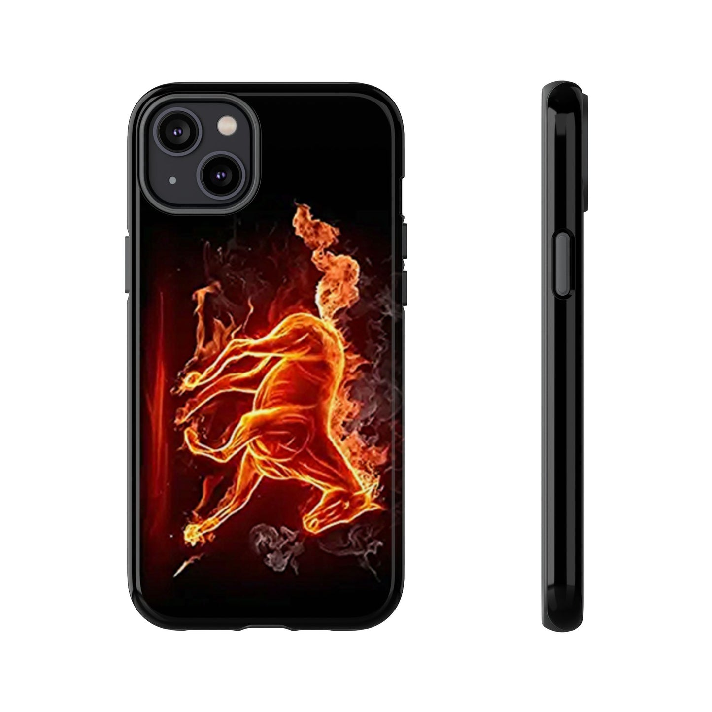 Burning Horse - Whimsical Phone Cases