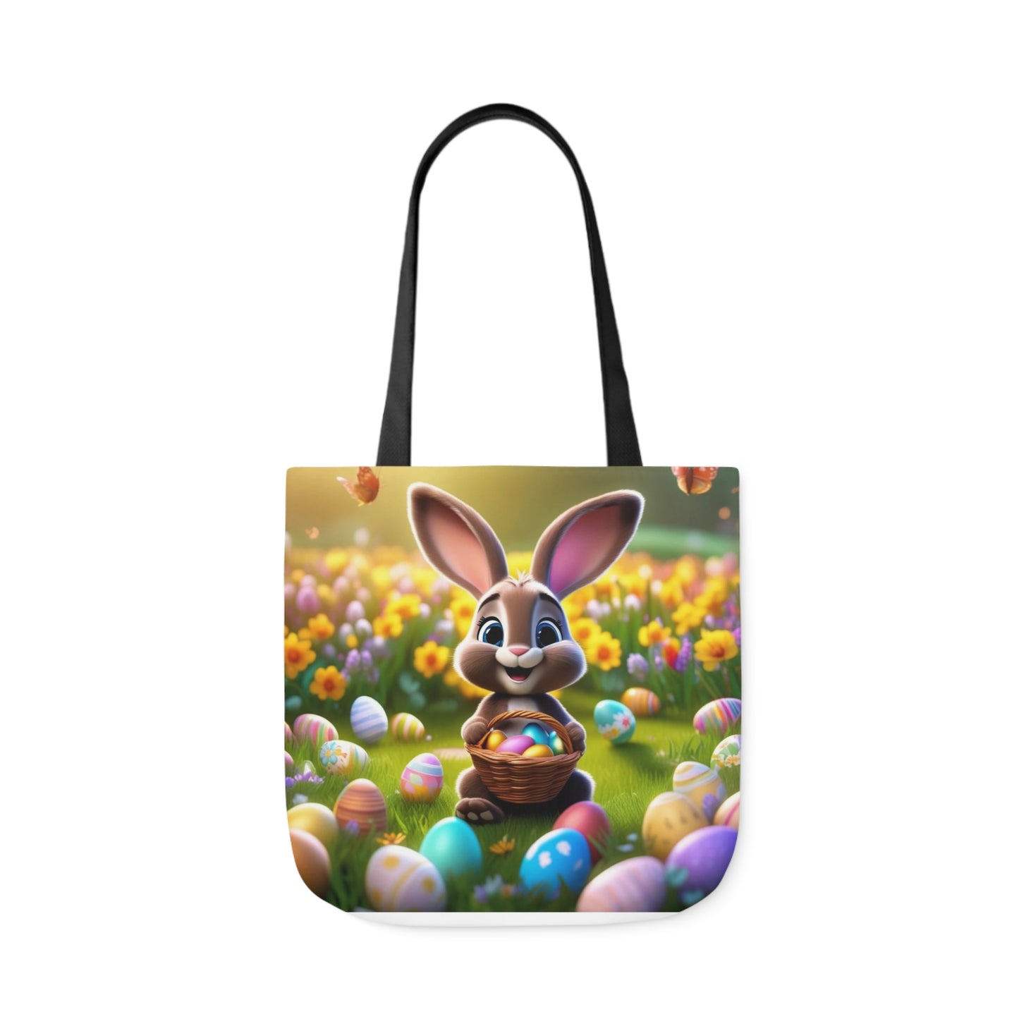 Easter - Canvas Tote Bag, 5-Color Straps