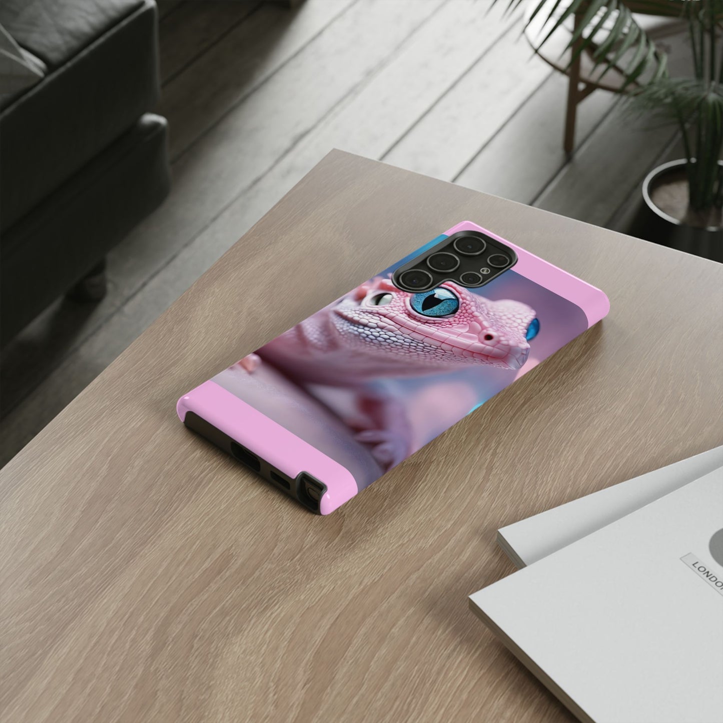 Pink Lizard - Whimsical Phone Cases