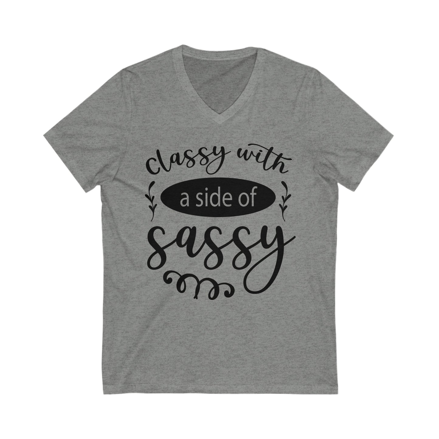 Classy - Unisex Jersey Short Sleeve V-Neck T-Shirts