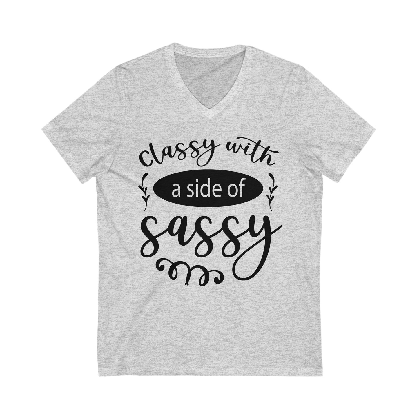 Classy - Unisex Jersey Short Sleeve V-Neck T-Shirts