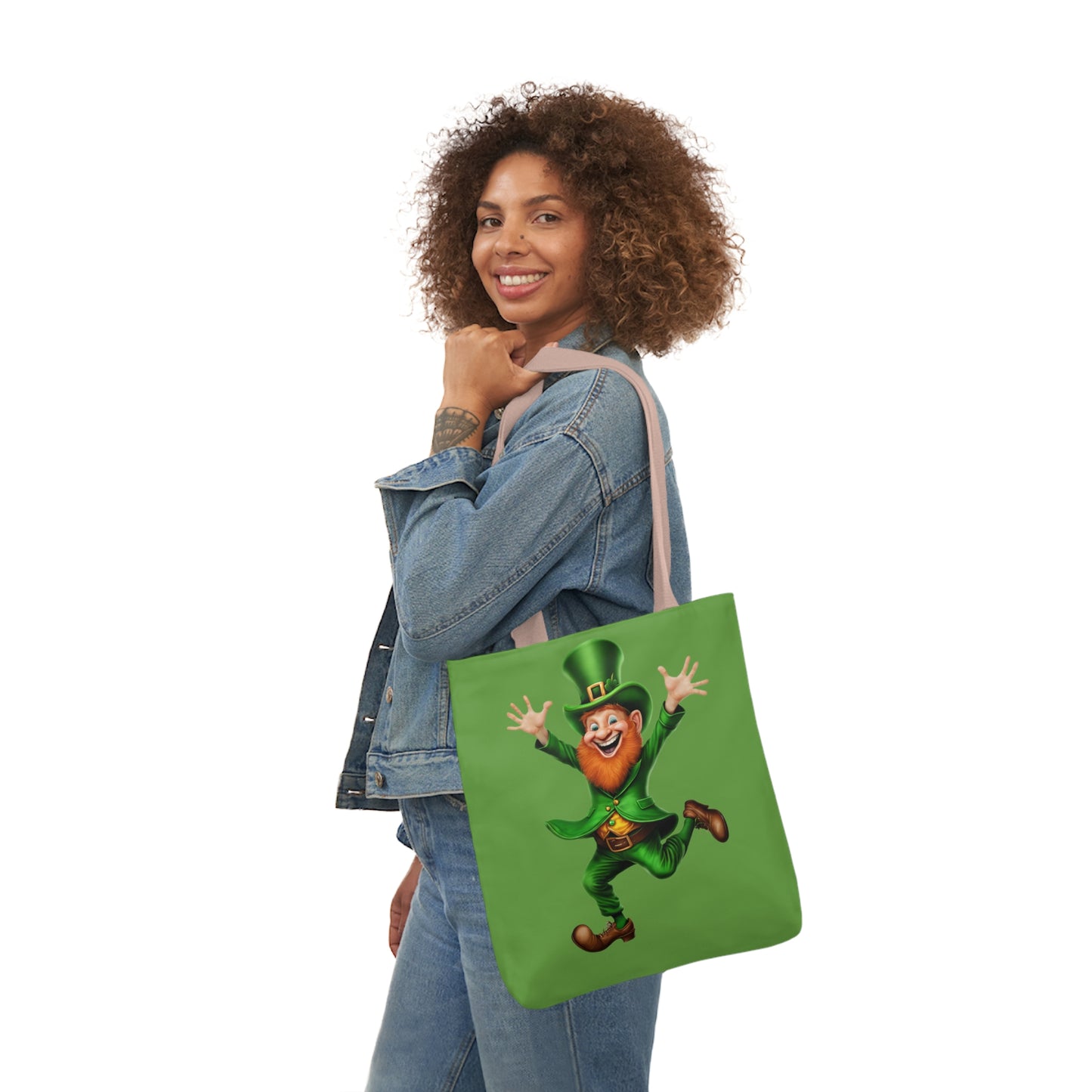 St. Patricks - Canvas Tote Bag, 5-Color Straps