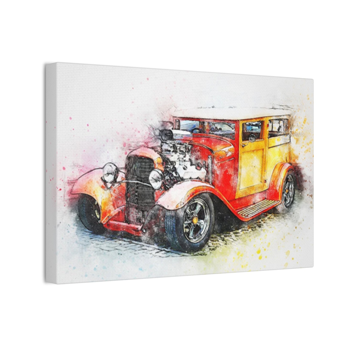 Hot Rod - Canvas Stretched, 0.75" - Father's Day