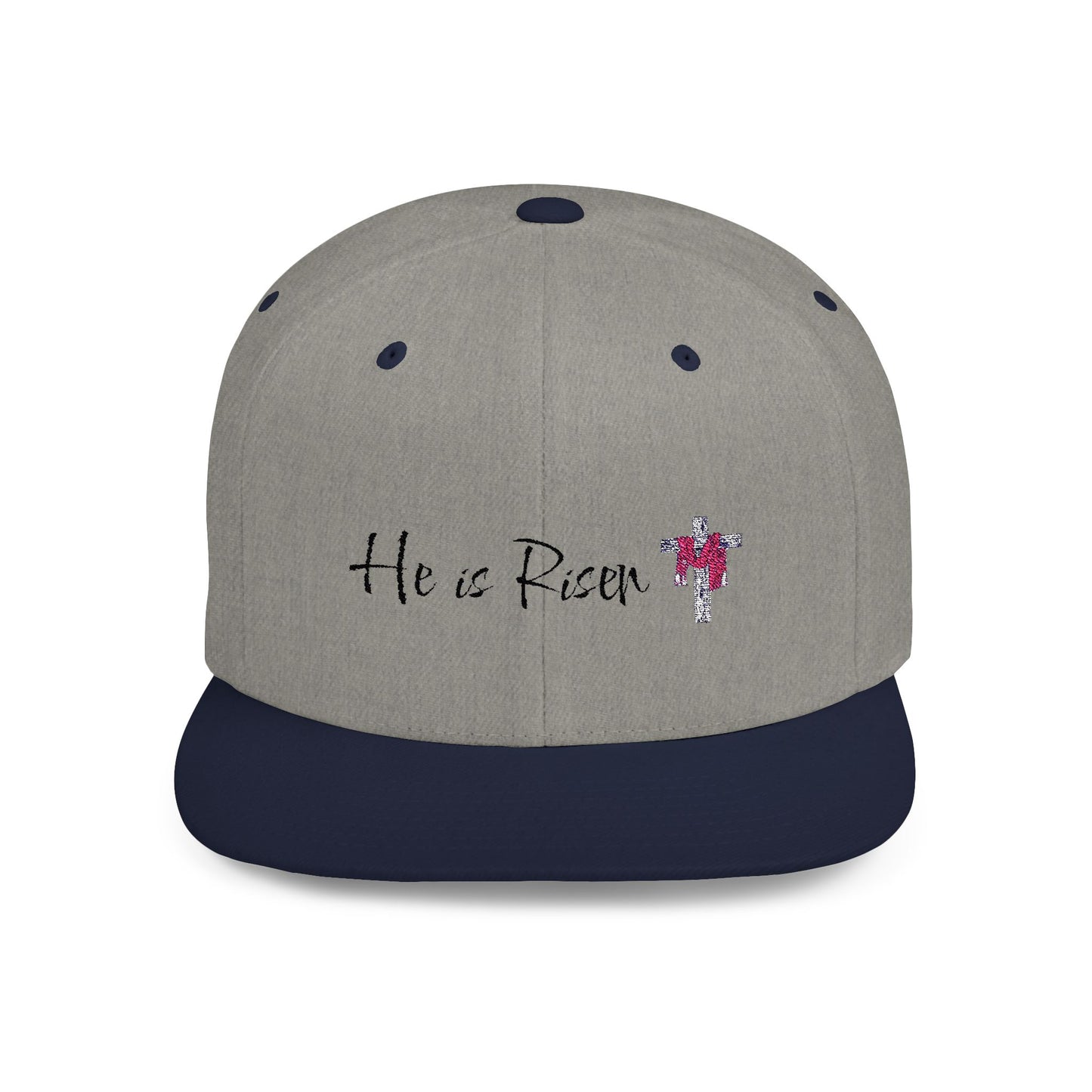 He is Risen - Black - Embroidered - Low Profile Baseball Cap - Easter - Mother's Day - Father's Day - Easter 1