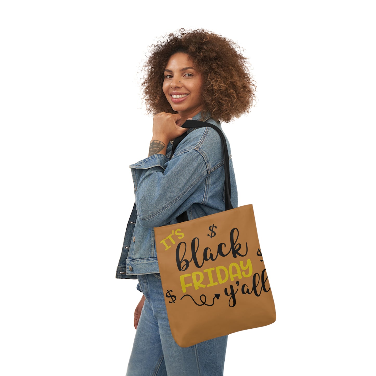 It's Black Friday - Canvas Tote Bag, 5-Color Straps