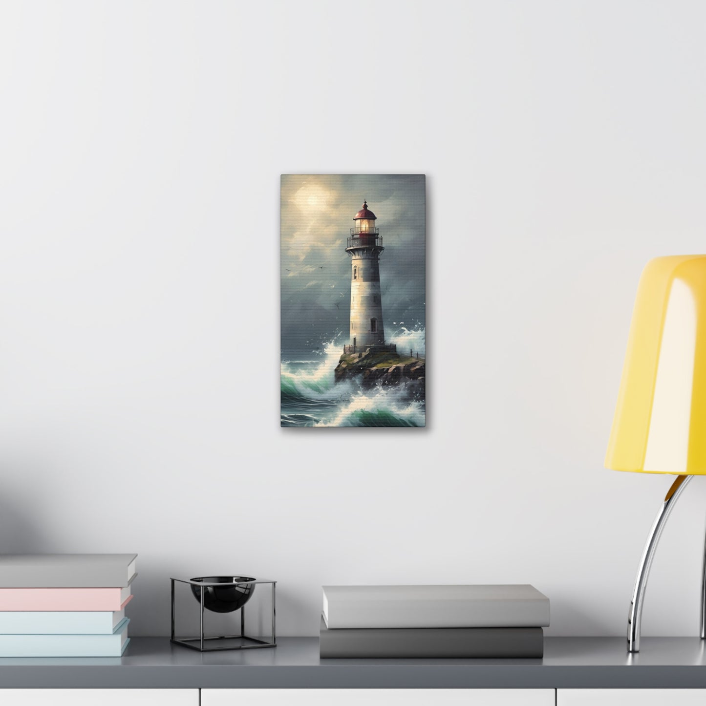 Light House - Canvas Stretched, 0.75"