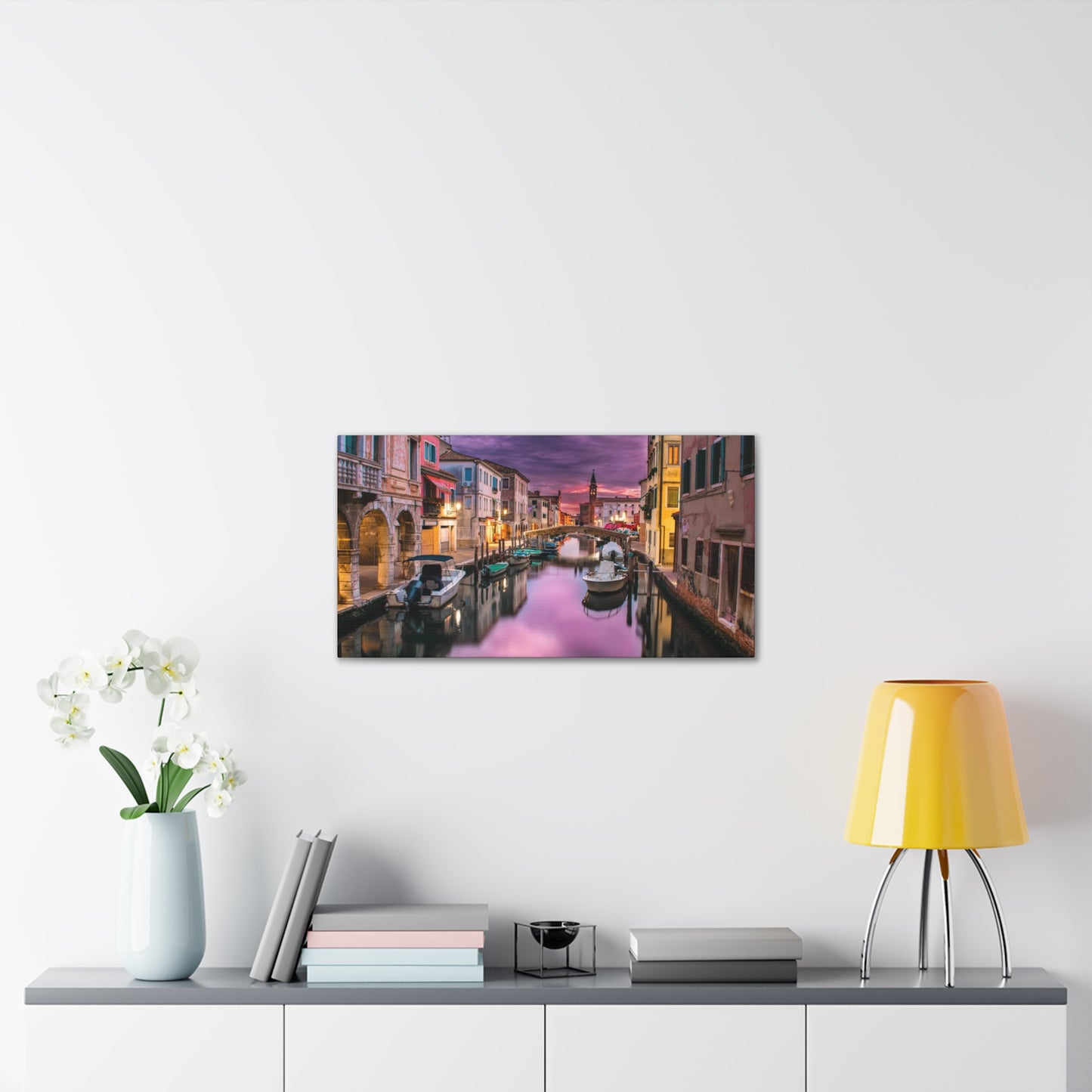 Venice Canal - Canvas Stretched, 0.75"