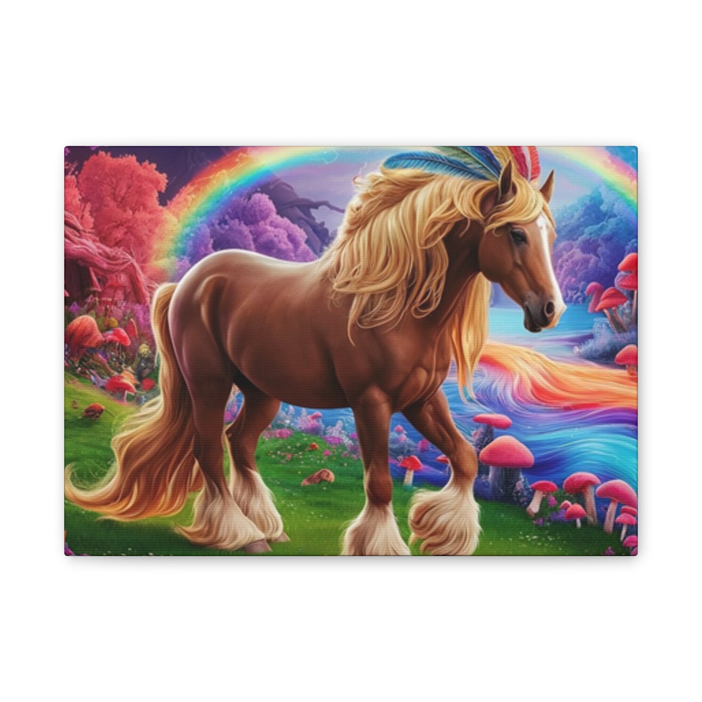 Colorful Horse - Canvas Stretched, 0.75"