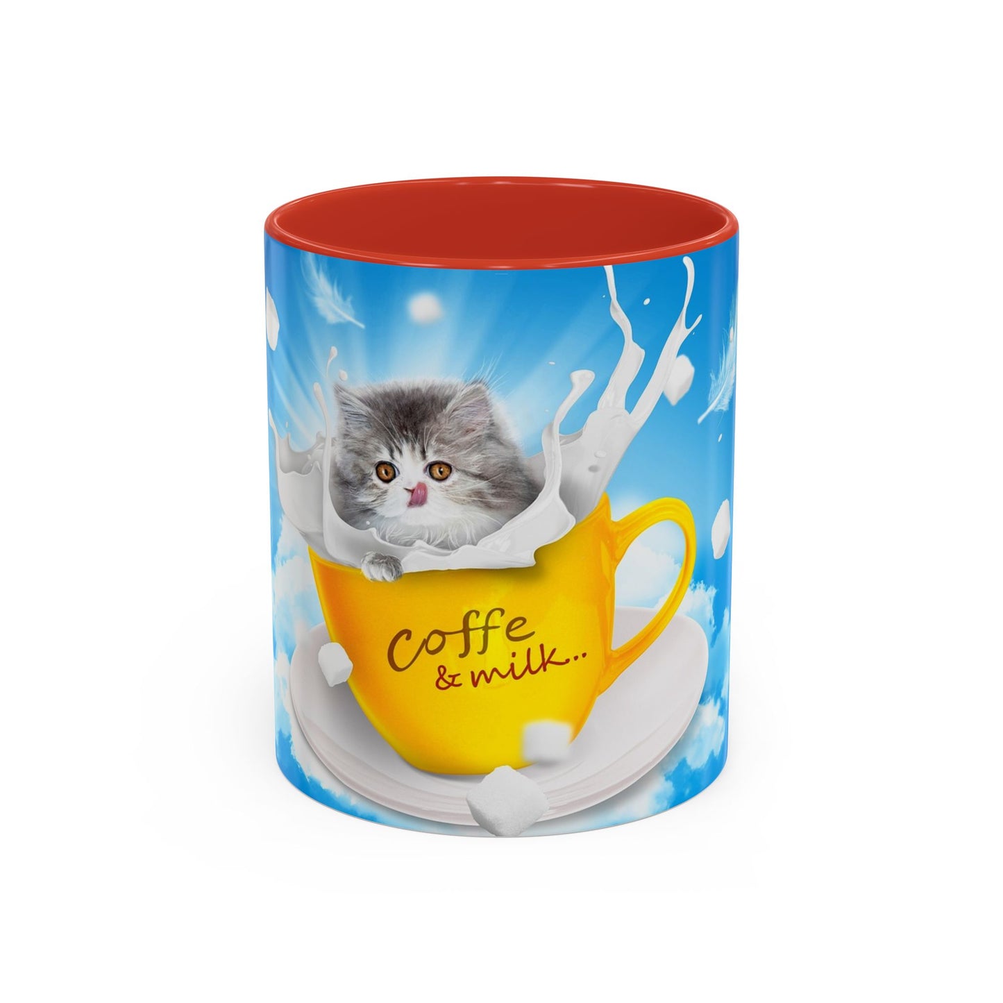 Coffee and Milk - Accent Coffee Mug (11, 15oz)