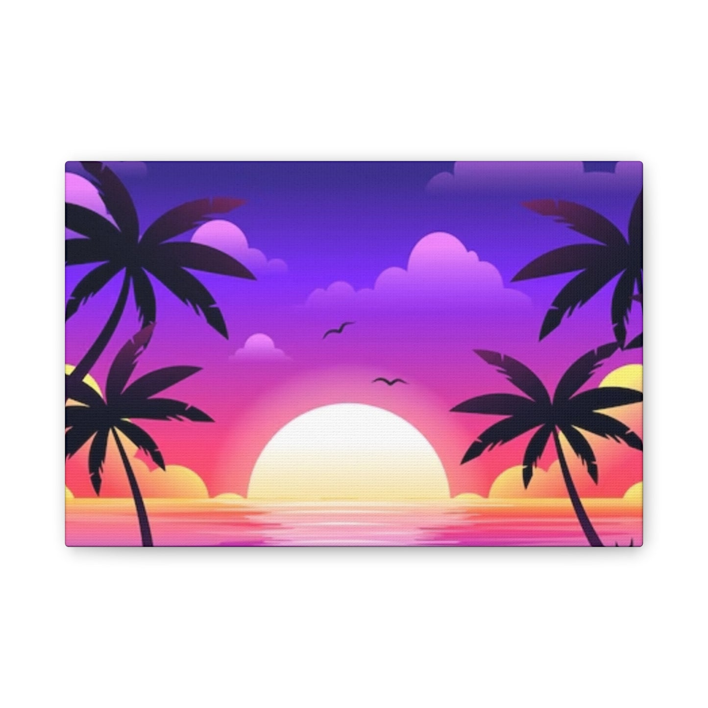 Island Sunset - Canvas Stretched, 0.75"