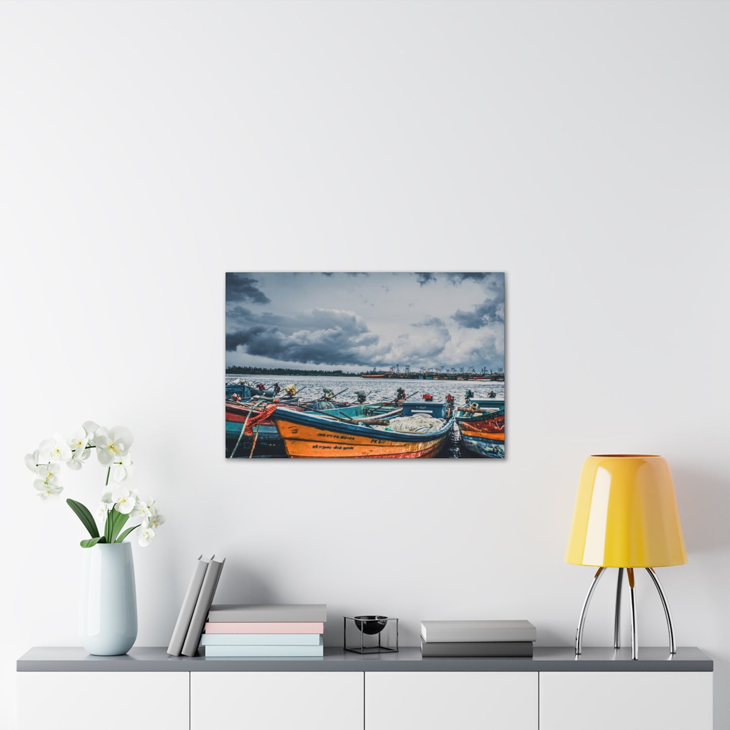 Boats - Canvas Stretched, 0.75"