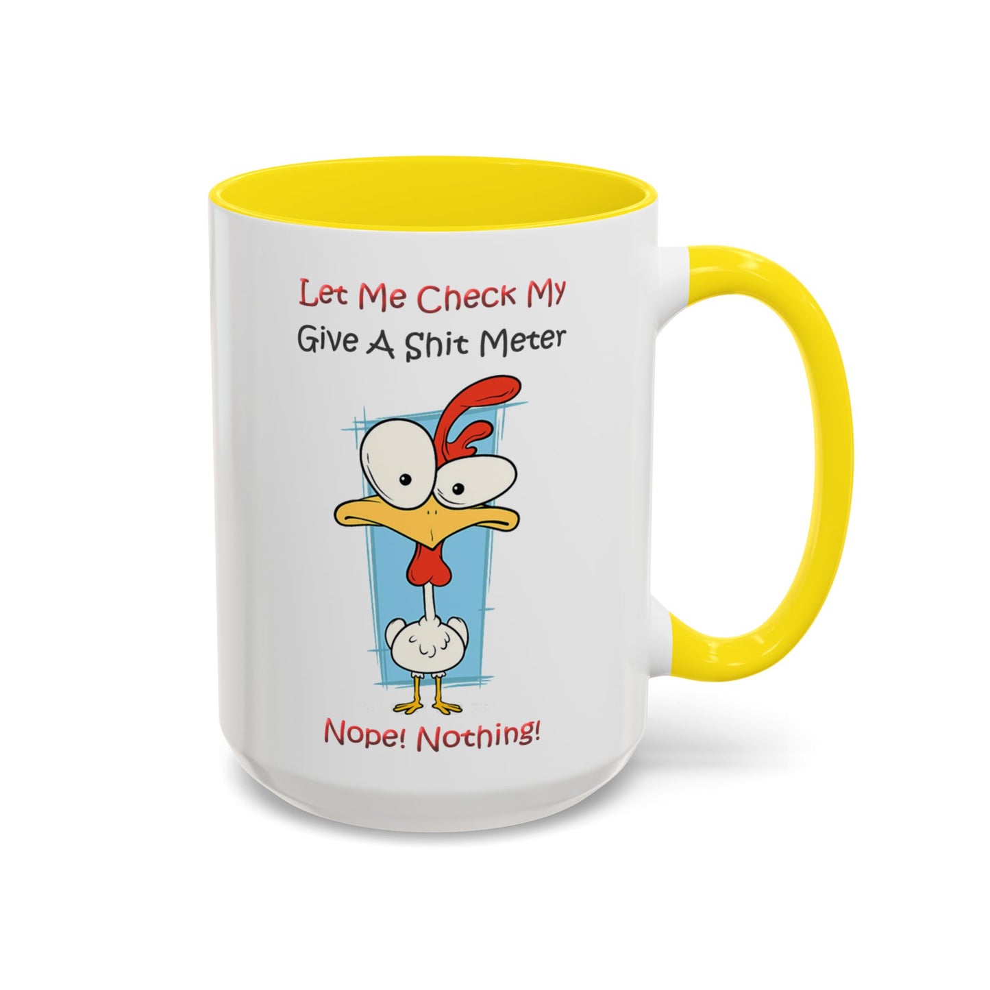 Let Me Check - Accent Coffee Mug (11, 15oz) Father's Day