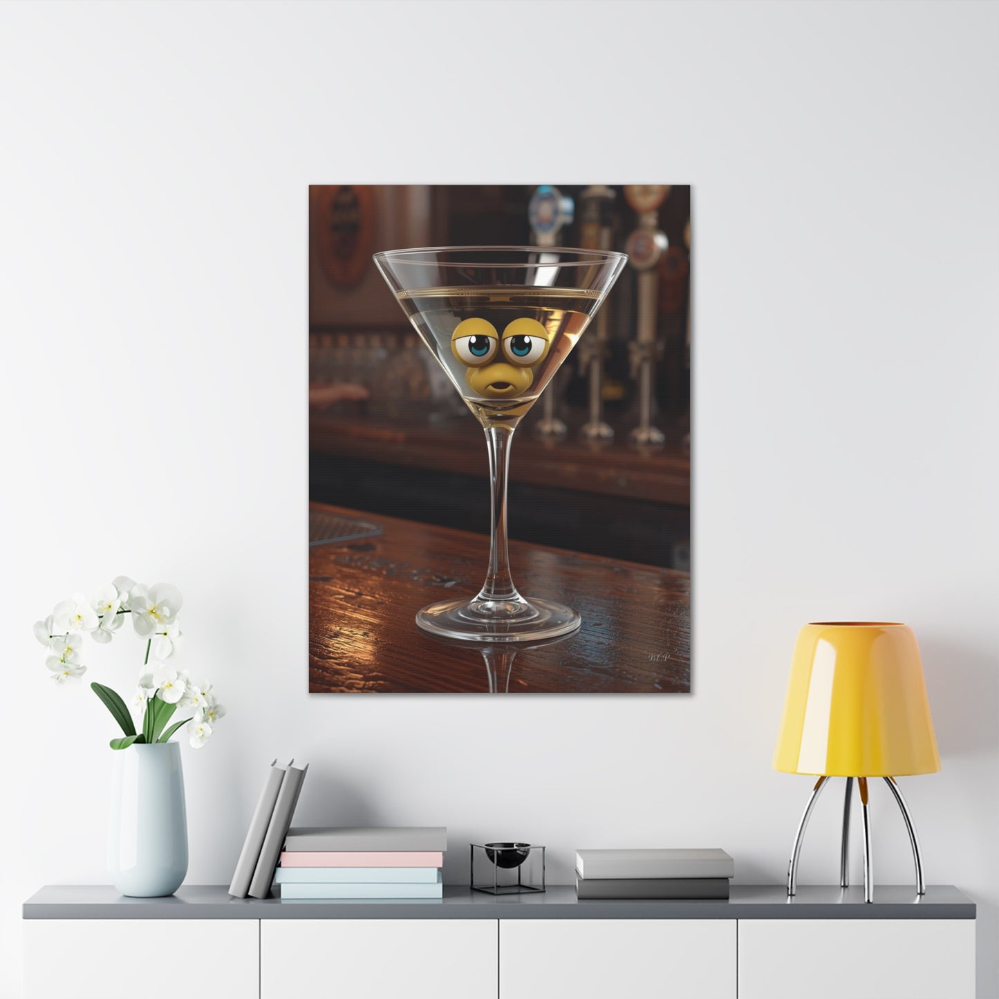Single Drink - Canvas Stretched, 0.75" - 2026 Wall Art - Creative