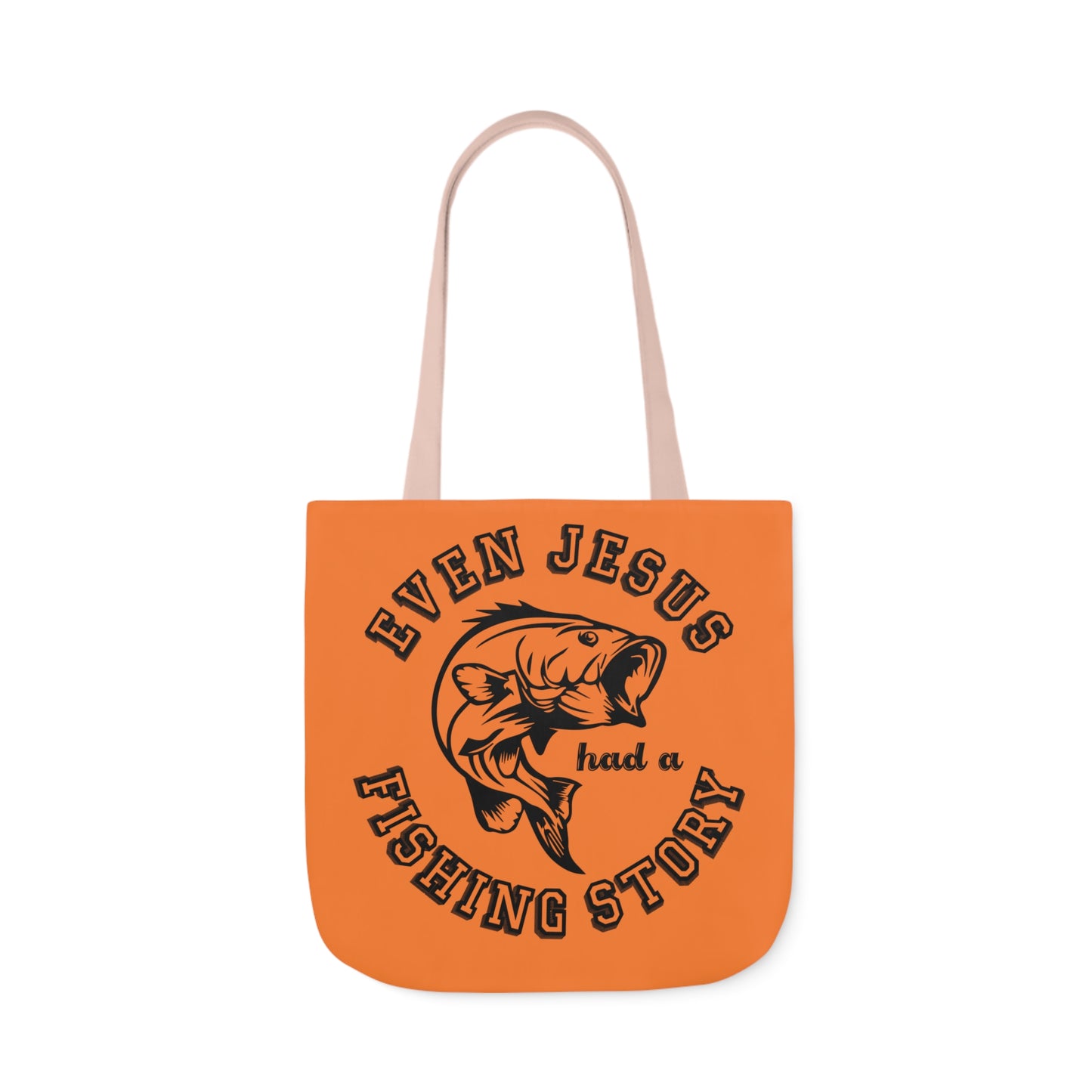 Fishing - Canvas Tote Bag, 5-Color Straps