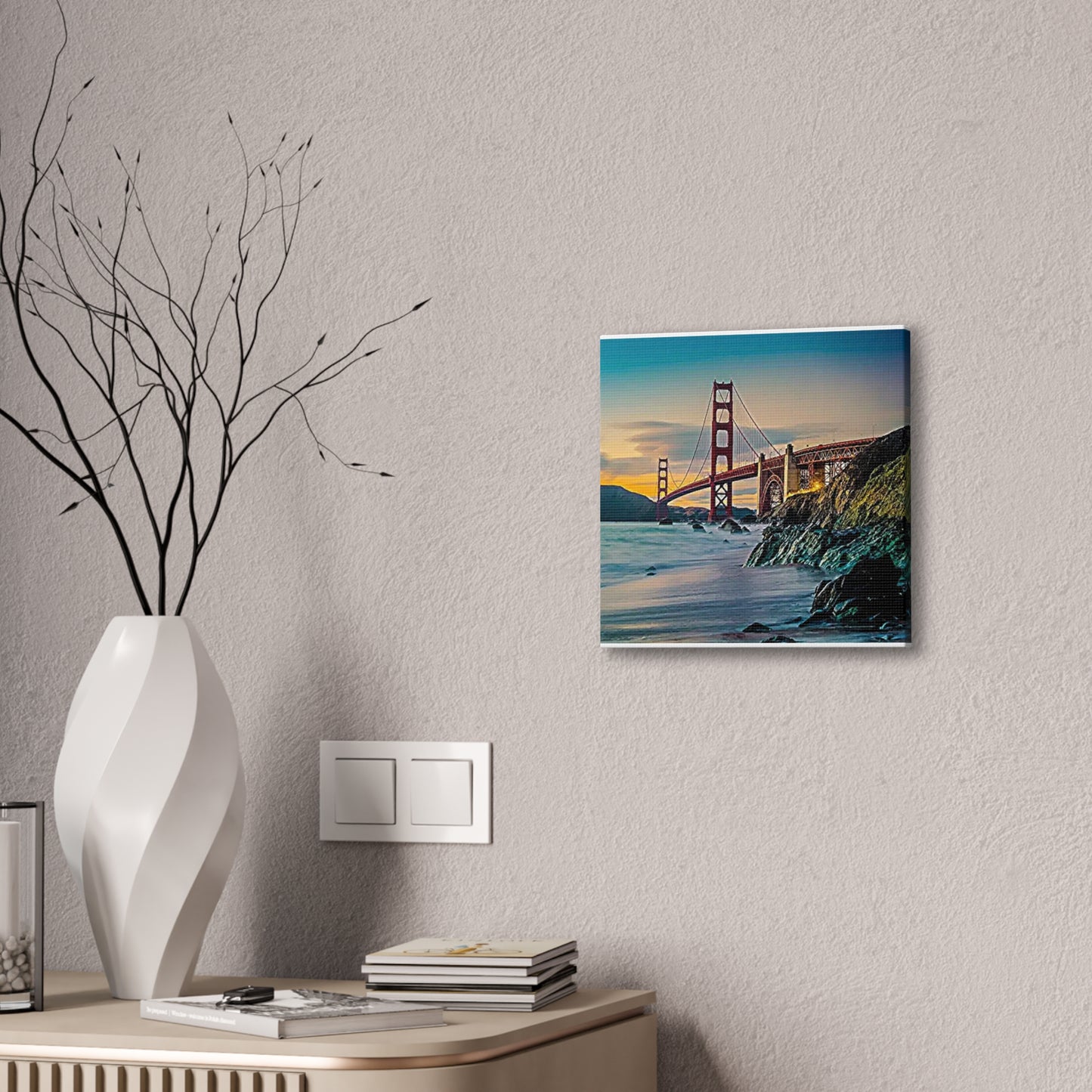 Golden Gate - Canvas Stretched, 0.75"