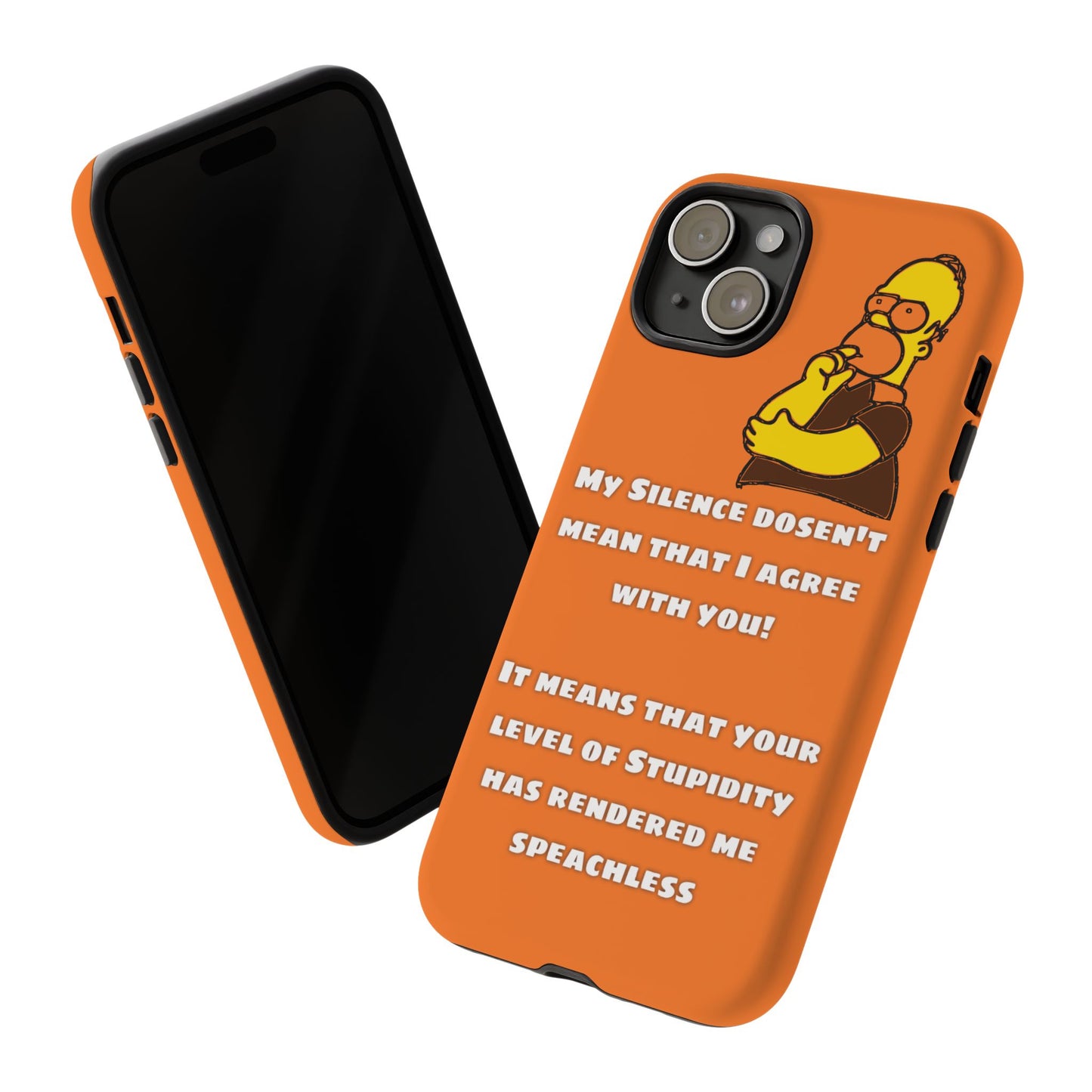 My Silence - Tough Cases - Whimsical Phone Cases