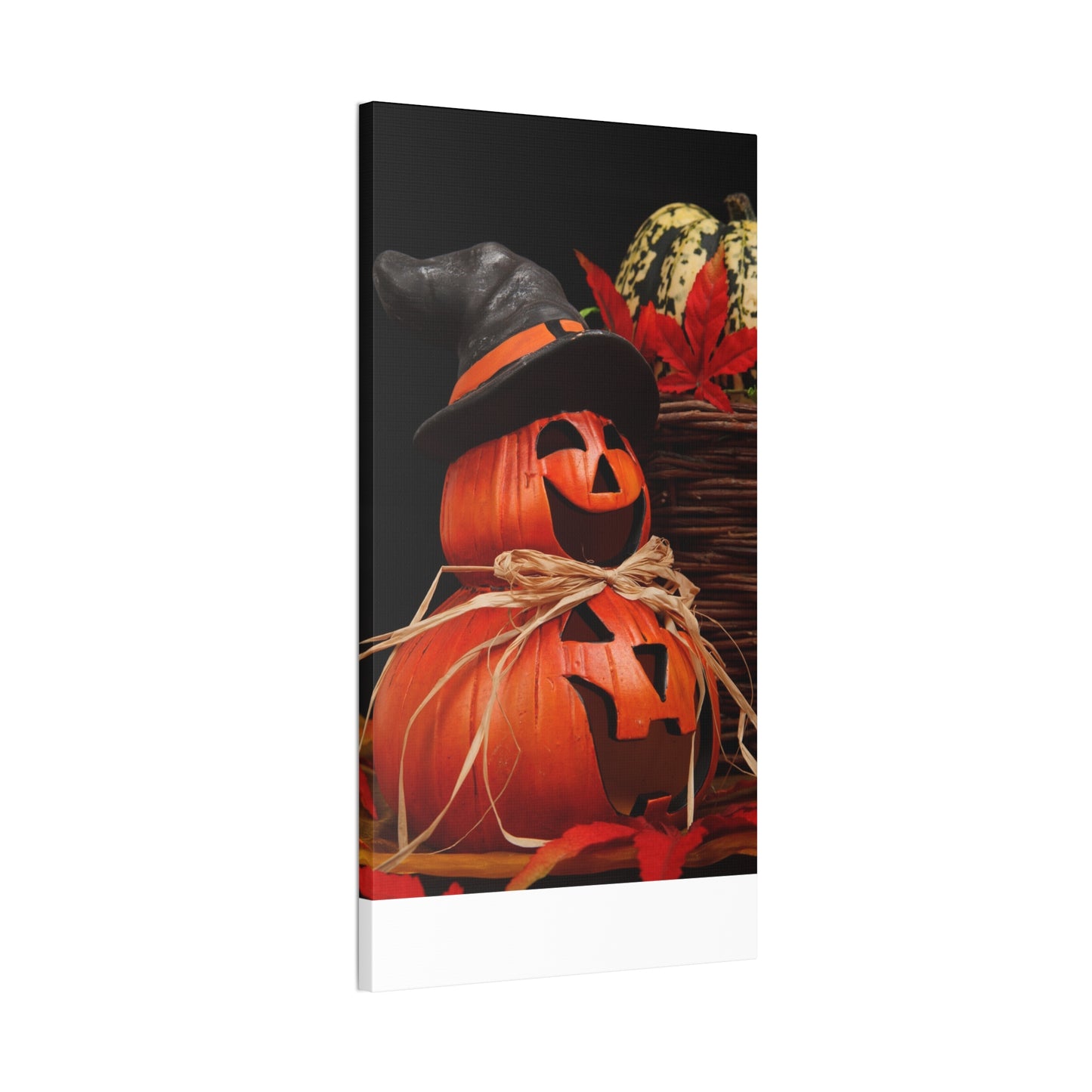 Pumpkins - Canvas Stretched, 0.75" - Halloween