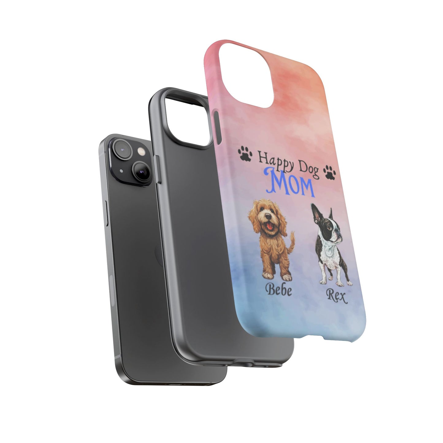 Dog Mom - Personalized - Whimsical Phone Cases - Mother's Day