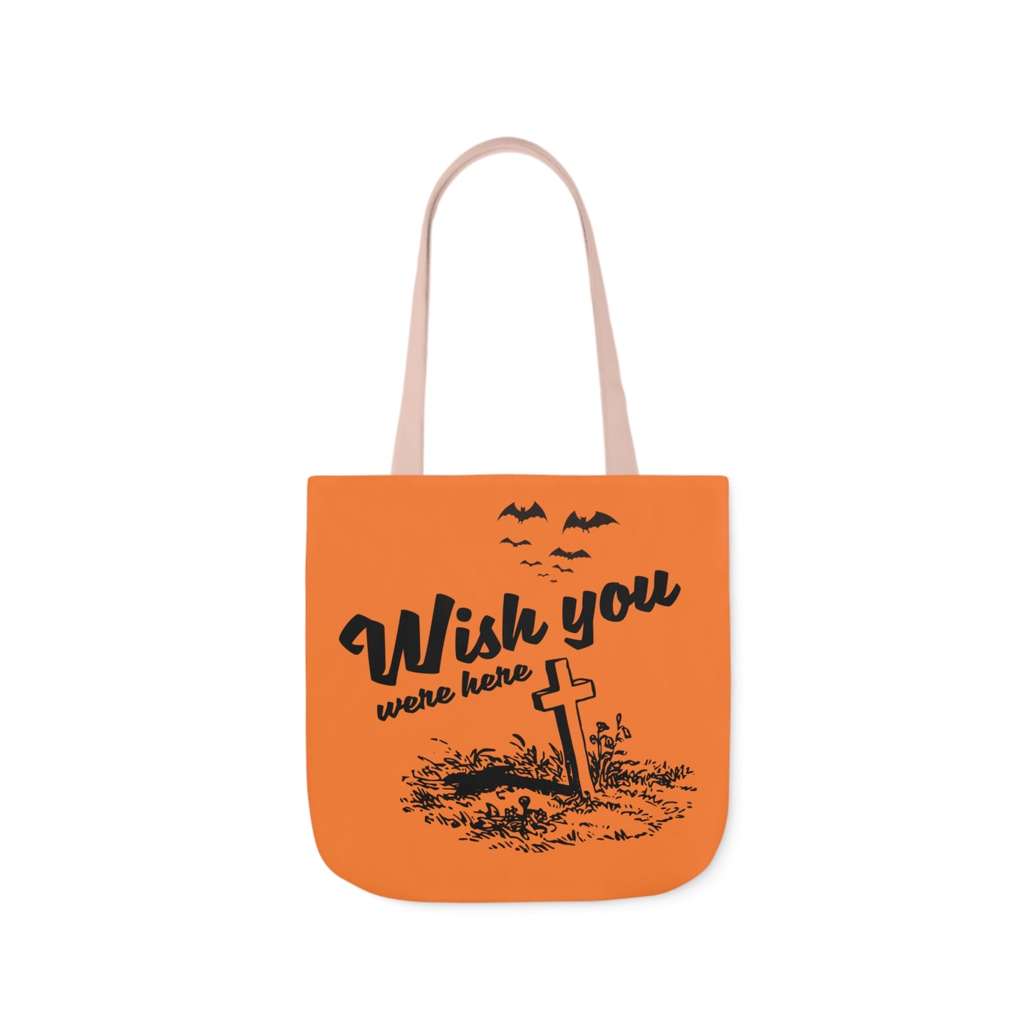 Wish you were here - Canvas Tote Bag, 5-Color Straps - Halloween