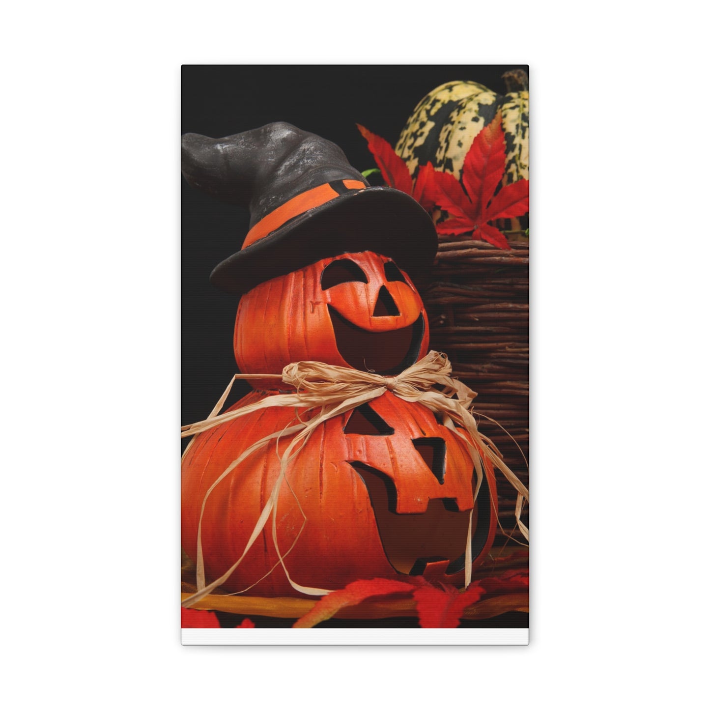 Pumpkins - Canvas Stretched, 0.75" - Halloween