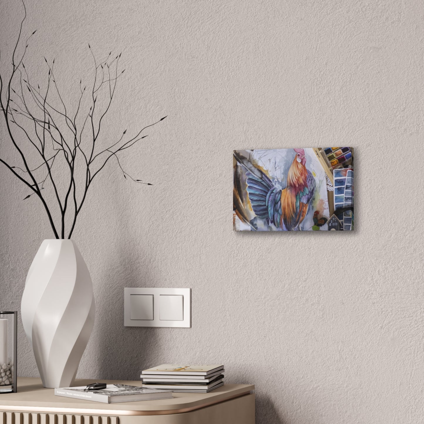 Rooster Art - Canvas Stretched, 0.75"