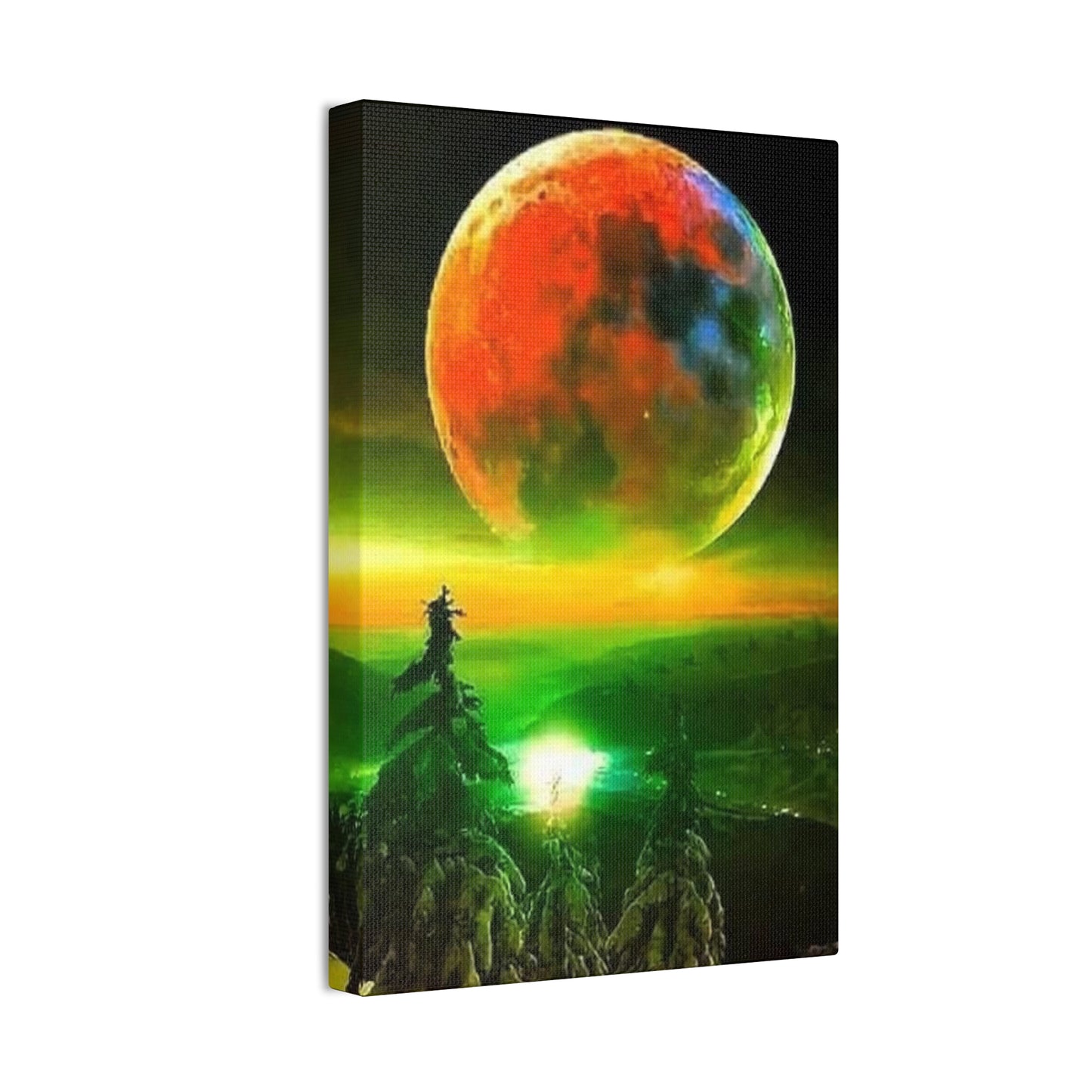 Harvest Moon - Canvas Stretched, 0.75"