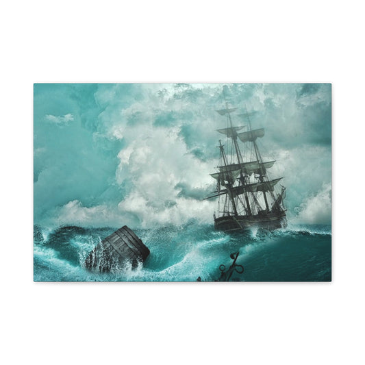 At Sea - Canvas Stretched, 0.75"