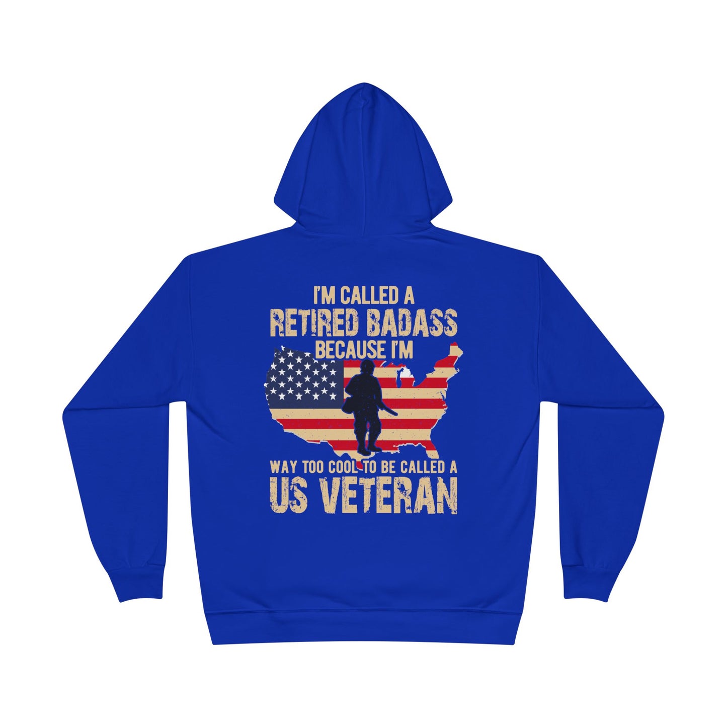 Military - Veteran - Unisex EcoSmart® Pullover Hoodie Sweatshirt