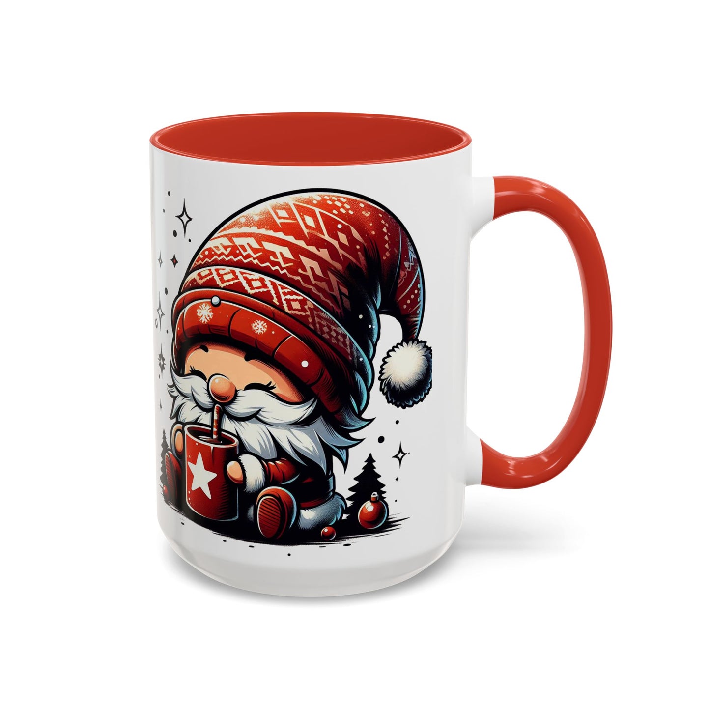 Elf - Accent Coffee Mug (11, 15oz) - Christmas