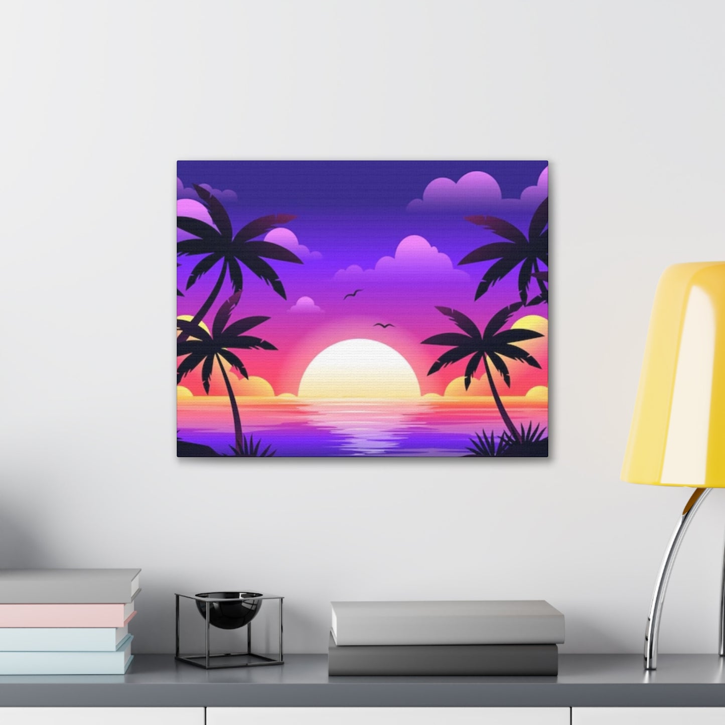 Island Sunset - Canvas Stretched, 0.75"