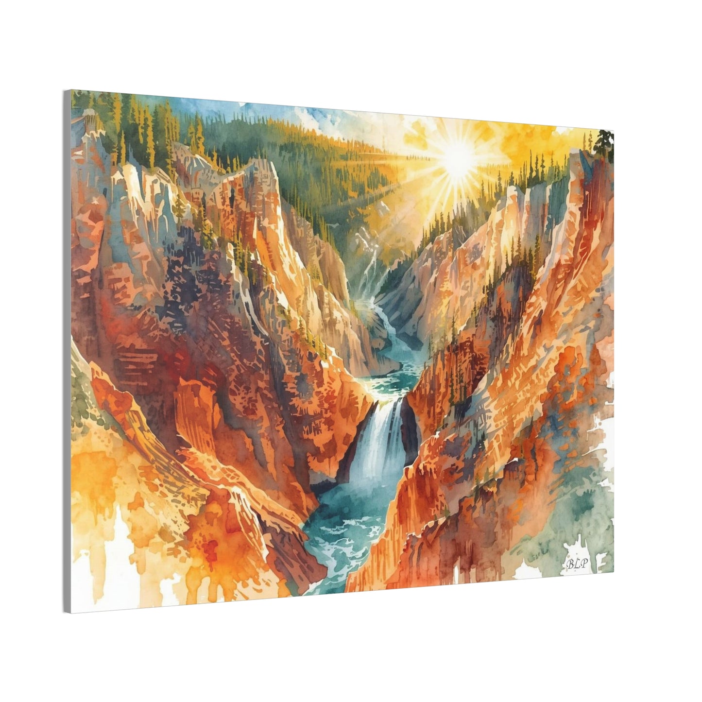 River Canyon - Canvas Stretched, 0.75" - Wall Art 2026 - Scenes