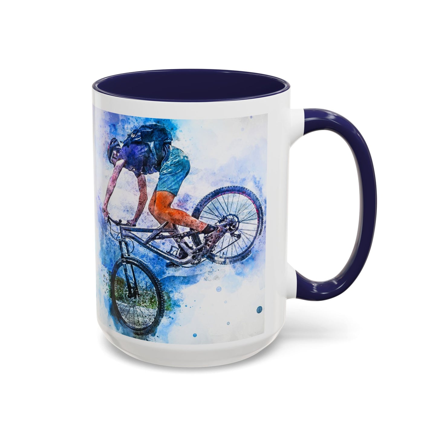 Mountain Bike - Accent Coffee Mug (11, 15oz)