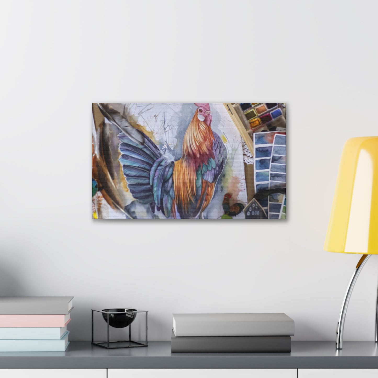 Rooster Art - Canvas Stretched, 0.75"