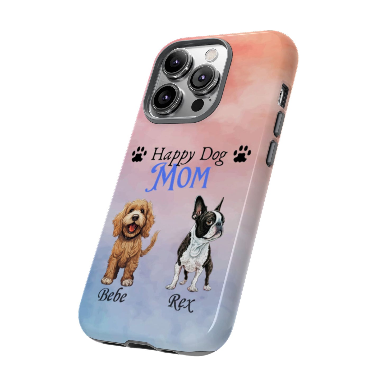 Dog Mom - Personalized - Whimsical Phone Cases - Mother's Day