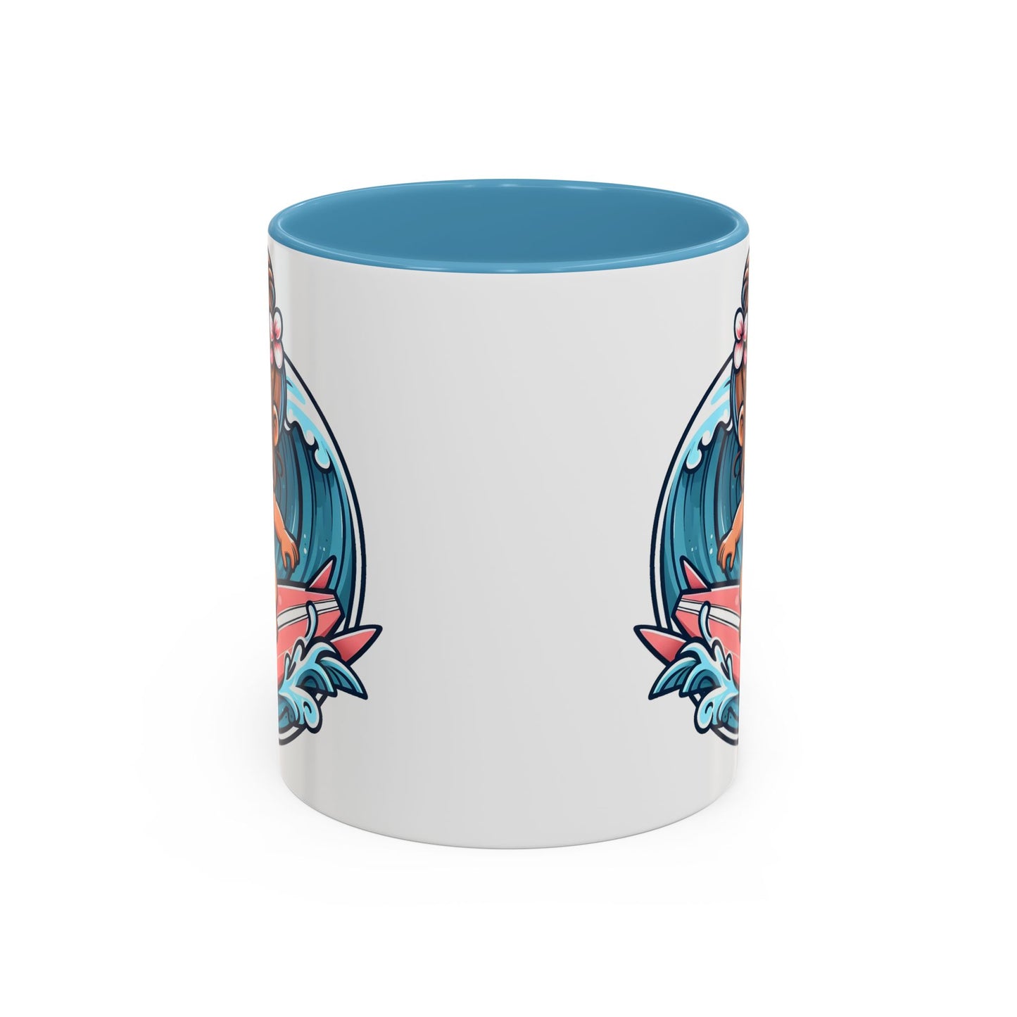 Little Surfer - Accent Coffee Mug (11, 15oz)