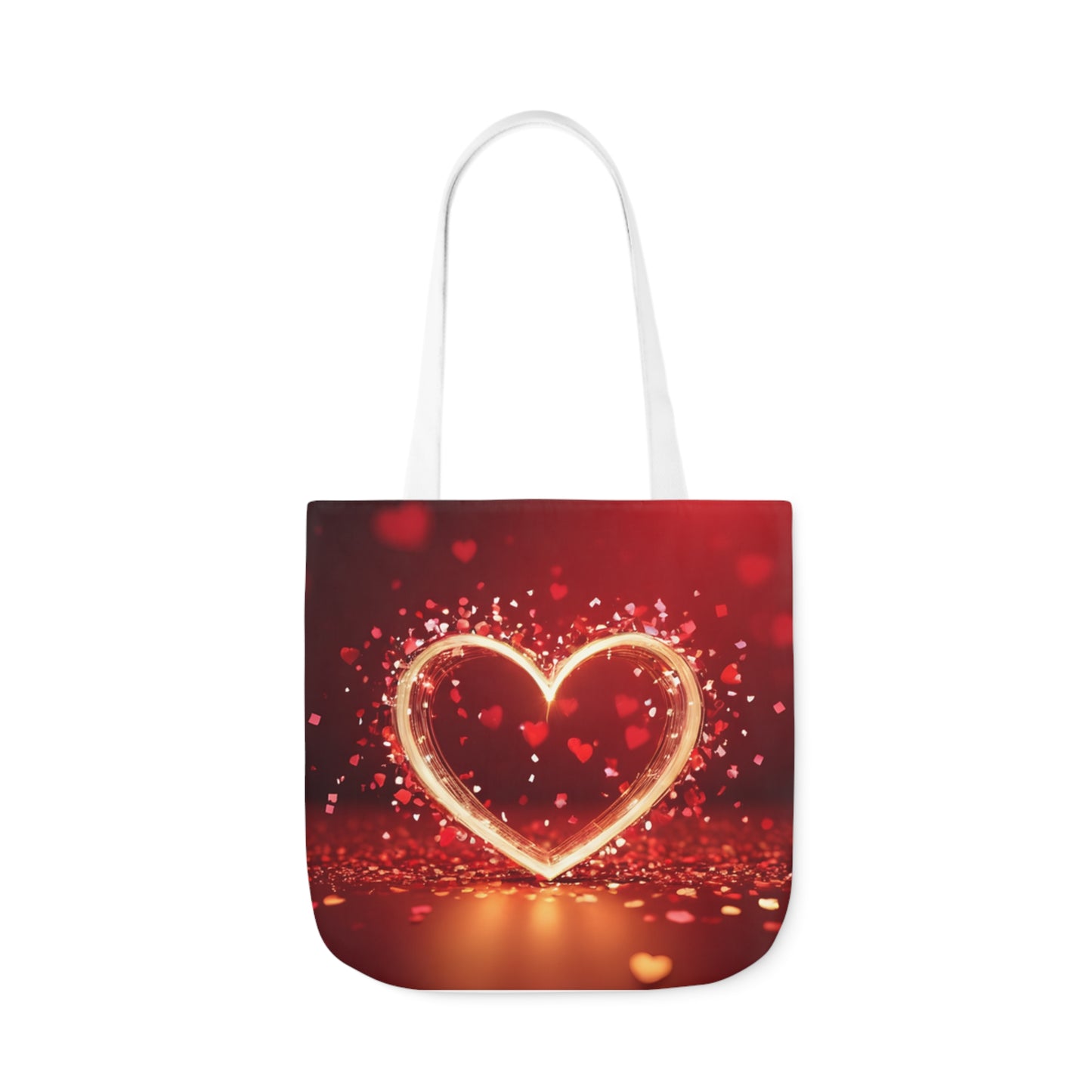 Valentines - Canvas Tote Bag, 5-Color Straps