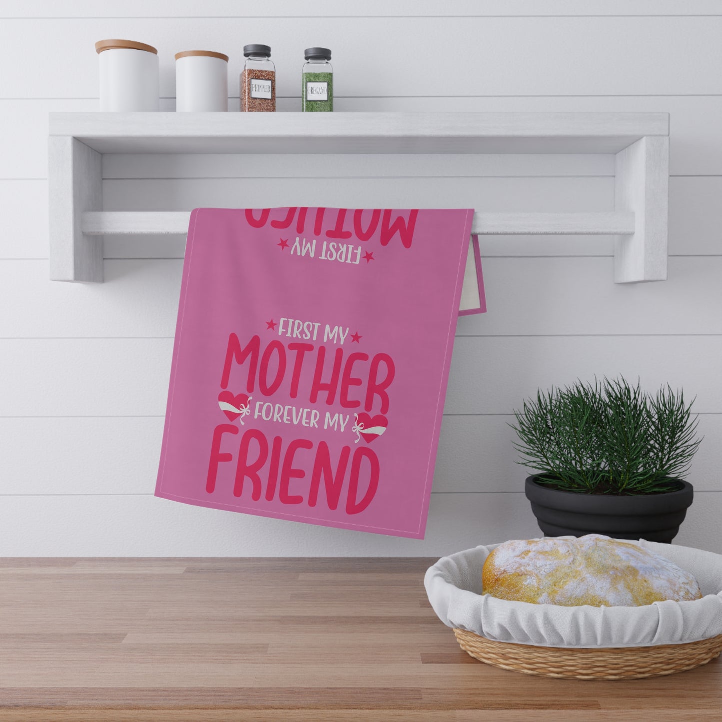 b -First my mother - Tea Towels (cotton, poly) - Mother's Day