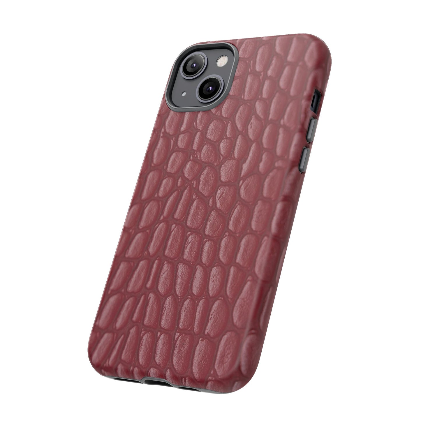 Red Leather - Tough Cases - Whimsical Phone Cases