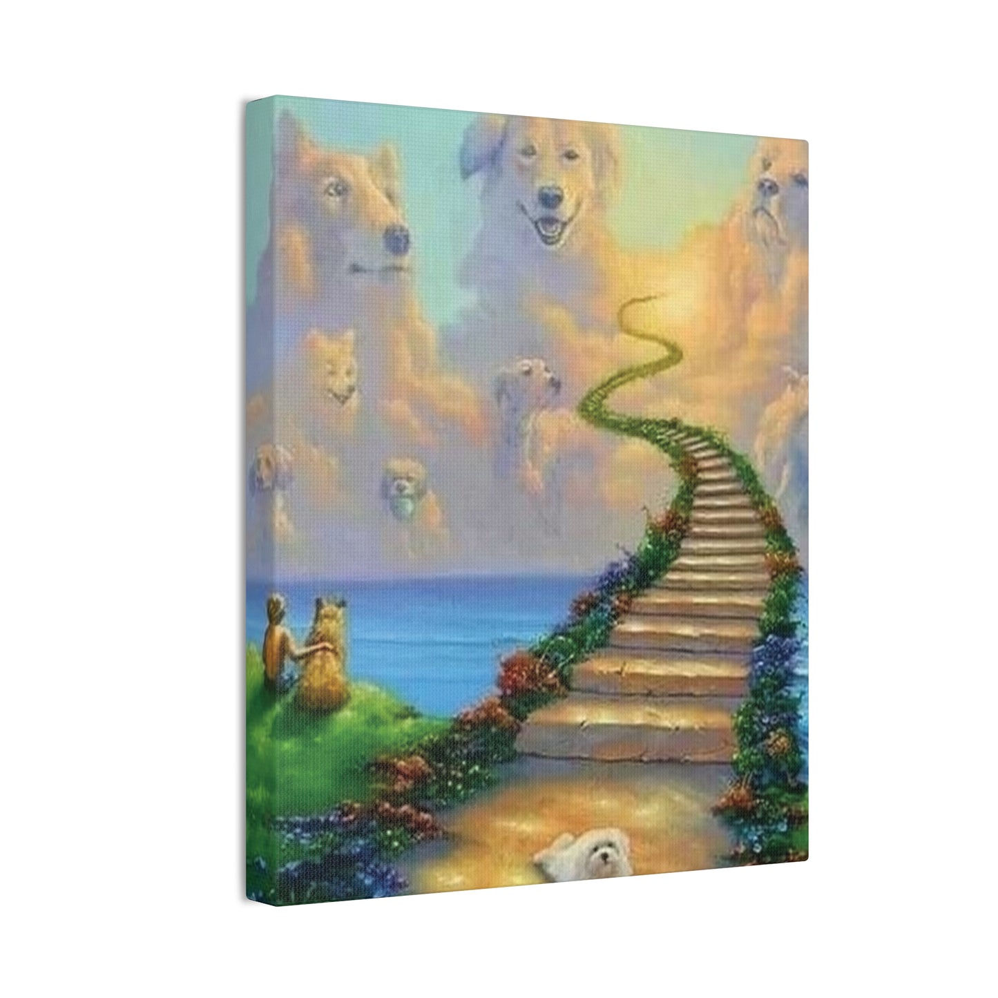 All Dogs Go to Heaven - Canvas Stretched, 0.75"