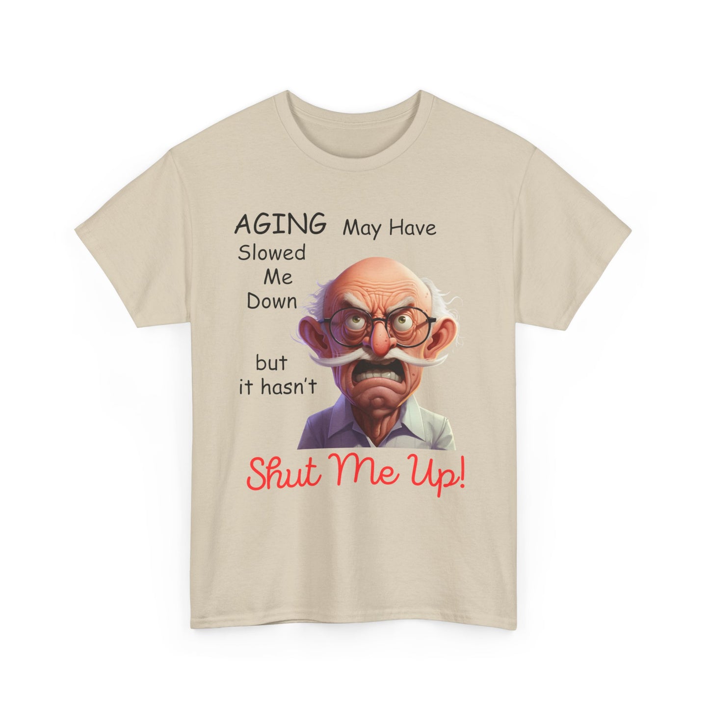 Aging - Unisex Heavy Cotton Tee - T-shirts - Father's Day