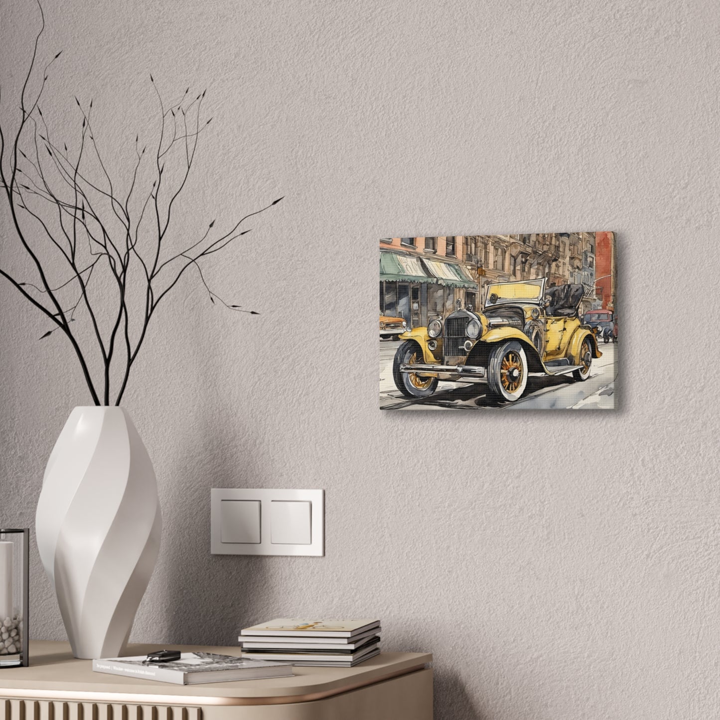 Antique Car - Canvas Stretched, 0.75" - Father's Day