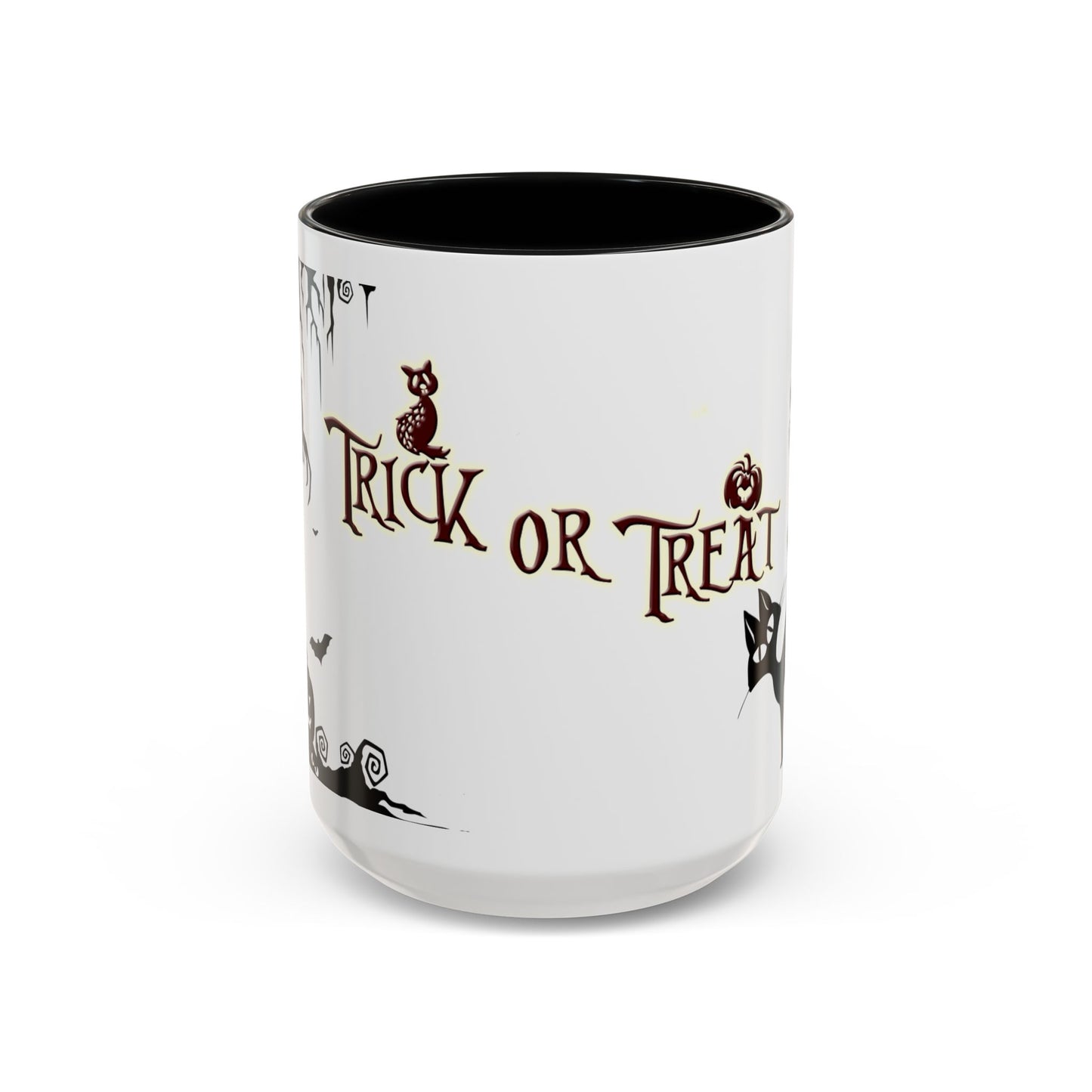 Trick or Treat -Accent Coffee Mug (11, 15oz) - Halloween