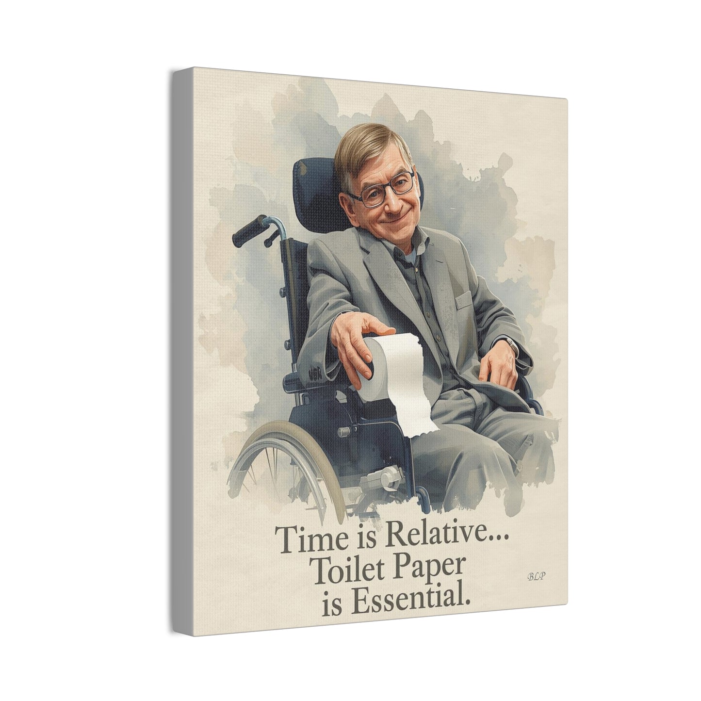 Hawking - Canvas Stretched, 0.75" - 2026 Wall Art - Bathroom Humor