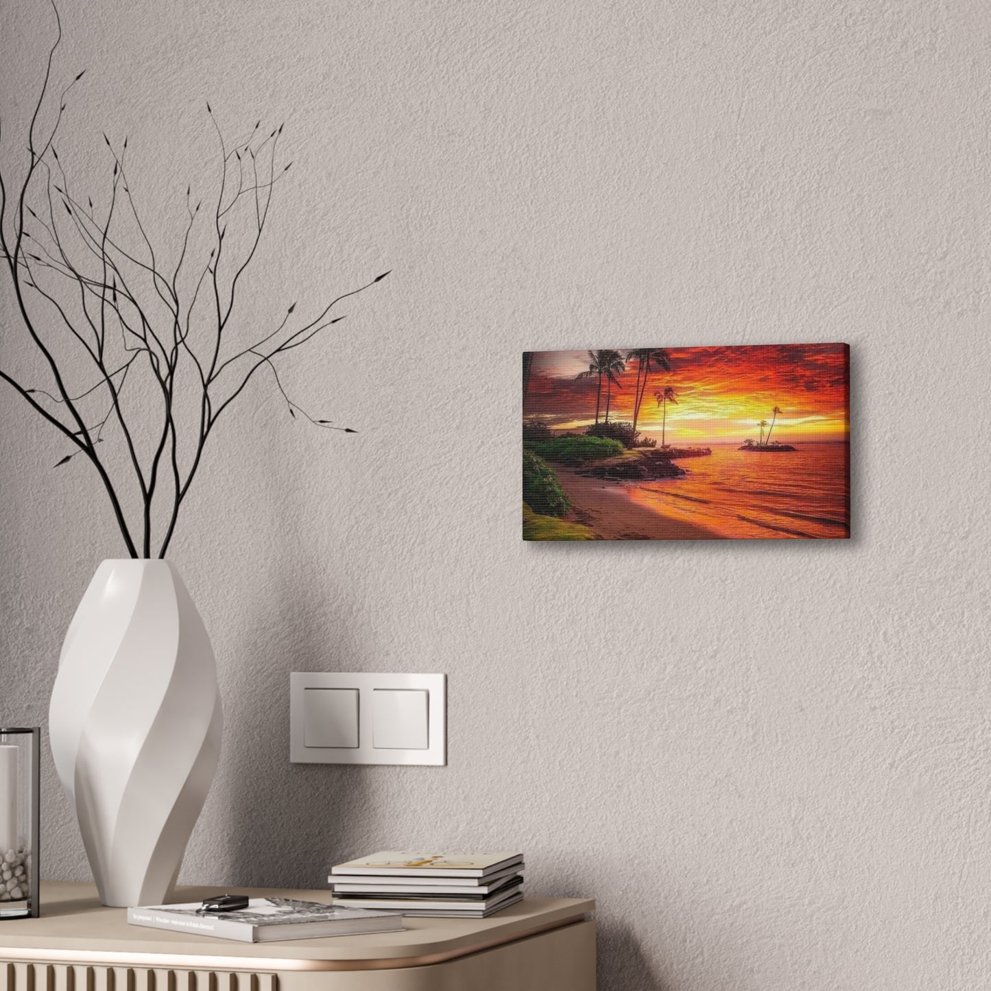 Sunset Island - Canvas Stretched, 0.75"