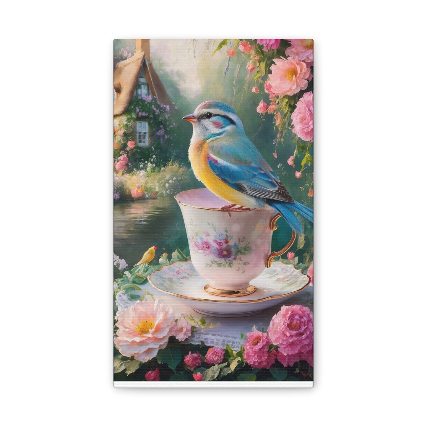 Blue Bird - Canvas Stretched, 0.75"